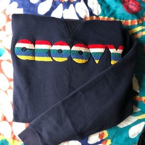 Boden Arabella Sweatshirt NWT “GROOVY”